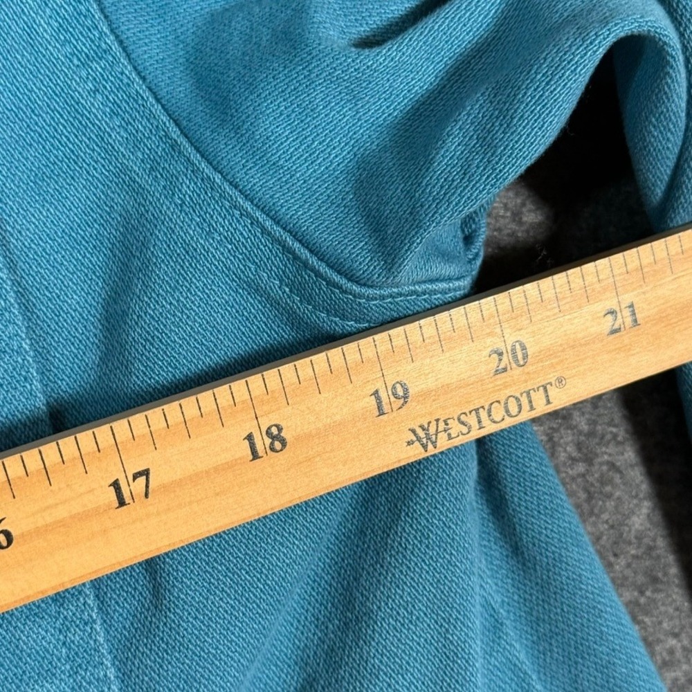 Big Bud Press Work Jacket‎ Teal Blue 100 Cotton Denim XS Boho USA Lux 14 Oz - Picture 7 of 9